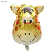 アルミバルーン アルミ風船 同種10個セット 室内装飾 屋内装飾 動物 アニマル ライオン シマウマ 犬 イヌ ゾウ カラフル ホワイト イエロー ピンク シンプル カジュアル ポップ 華やか 可愛い キュート おしゃれ