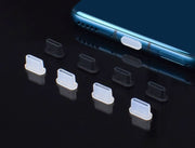 防塵キャップ 3個セット 防塵カバー コネクタカバー Type-C Lightning 保護キャップ 保護カバー 端子 USB 防水 スマホ パソコン タブレット 携帯 充電口 アンドロイド Android iPhone スマートフォン PC 埃防止 塵防止 水滴防止 ソフト やわらかい シリコンキャップ 黒 透明