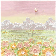 付箋紙 80枚 油絵 空 雲 日没 海 自然景色 癒し 紙 手紙 伝言 メモ 文房具用品 プレゼント 誕生日 ユニーク かわいい おしゃれ