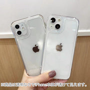 iPhoneケース iPhoneカバー スマホケース スマホカバー 透明 クリア 透け感 シンプル スリム 落下 保護 傷防止 耐衝撃 衝撃吸収 スマートフォン アイフォン Apple アップル