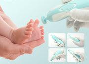 電動爪やすり ネイルケア用品 大人 子供 ベビー 赤ちゃん ネイルポリッシャー LEDライト付き コンパクト 小型 爪磨き 爪みがき かわいい