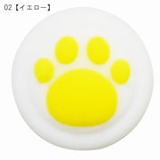 Switch スティックカバー 同色4個セット 肉球 猫 コントローラー ジョイコン アナログスティック 親指 ニンテンドースイッチ Nintendo Switch おしゃれ かわいい カラバリ豊富