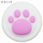 Switch スティックカバー 同色4個セット 肉球 猫 コントローラー ジョイコン アナログスティック 親指 ニンテンドースイッチ Nintendo Switch おしゃれ かわいい カラバリ豊富