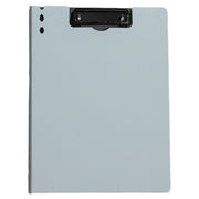 クリップボード バインダー ファイル 縦型 横型 タテ ヨコ 二つ折り A4 文房具 文具 クリップファイル ボード 無地 単色 シンプル 事務用品 日用品 オフィス用品 約100枚収納 クリップ付きファイル 会議 ビジネス 学校 学用品 シンプル おしゃれ スマート 白 灰 橙 黒 緑 ネイビー