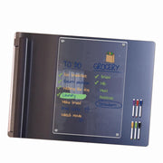 クリアボード マーカー付き 15×20cm ホワイトボード ミニサイズ メモ 伝言 メッセージ 冷蔵庫 マグネットタイプ 貼付け イレーザー付き 透明 きれい おしゃれ
