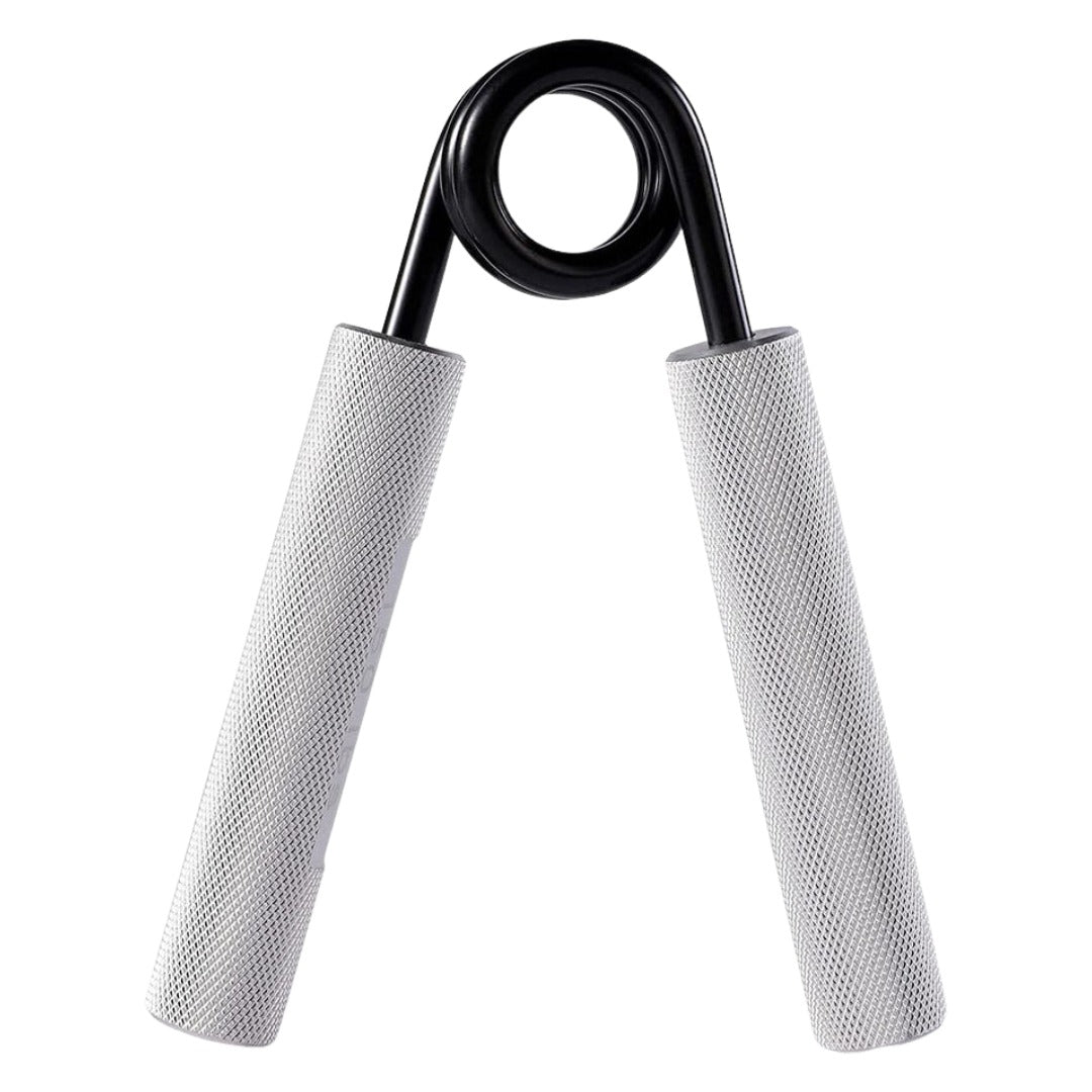 ハンドグリップ ハンドグリッパー 滑り止め 50lb 100lb 150lb 200lb シンプル 手 指 握力 強化 鍛える 筋トレ 運動 トレーニング エクササイズ フィットネス シルバーカラー