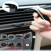 車載ホルダー スマホホルダー 携帯ホルダー スマホスタンド L字型 車内 車 クリップ マグネット カー用品 カーアクセサリー 車用品 スタイリッシュ シンプル 便利