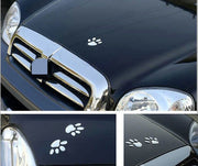 車 ステッカー カー用品 2個セット 立体 肉球 デコレーション アクセサリ 装飾 犬 ネコ 足跡 可愛い