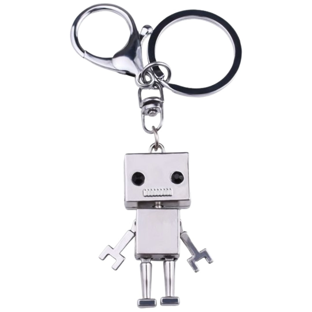 キーホルダー キーリング ロボット レトロ ユニーク フック かっこいい かわいい おしゃれ チャーム ギフト プレゼント メンズ レディース