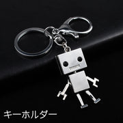 キーホルダー キーリング ロボット レトロ ユニーク フック かっこいい かわいい おしゃれ チャーム ギフト プレゼント メンズ レディース