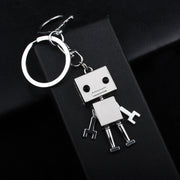 キーホルダー キーリング ロボット レトロ ユニーク フック かっこいい かわいい おしゃれ チャーム ギフト プレゼント メンズ レディース
