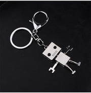 キーホルダー キーリング ロボット レトロ ユニーク フック かっこいい かわいい おしゃれ チャーム ギフト プレゼント メンズ レディース