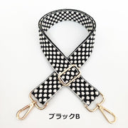 ショルダーストラップ バッグストラップ ショルダーベルト バッグ用アクセサリー ファッション小物 バッグチャーム 肩掛け 斜め掛け 総柄 手持ちバッグ ハンドバッグ 鞄 カバン かばん 付け替え サイズ調節可能 かわいい おしゃれ