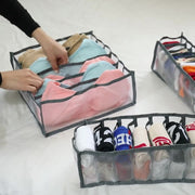 衣類収納ボックス 下着収納ケース 仕切りボックス メッシュ Tシャツ 靴下 ソックス 下着 ブラジャー パンツ 整理整頓 便利