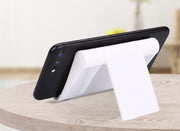 スマホスタンド タブレットスタンド 折りたたみ 折り畳み 携帯スタンド スマホアクセサリー 薄型 ミニ コンパクト 軽量 卓上 動画視聴 テレワーク 会議 無地 単色 カラフル 持ち運び 持ち歩き 簡単 便利