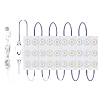LEDミラーライト メイクアップライト 女優ライト 化粧ライト 10パック30個LED電球 USB給電 C バリエーション画像