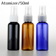 詰め替え容器 アトマイザー スプレーボトル ディスペンサー 5本セット 日用品雑貨 生活雑貨 50ml アルコール対応 ポンプ式 化粧水 香水 ヘアケア シンプル コンパクト 美容 旅行用 携帯用 小分け容器