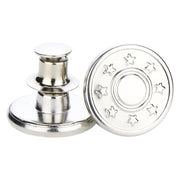 デニムボタン タックボタン 金属製 17mm ジーンズボタン ウエスト調整 お直し 取り付け簡単 交換 付け替え 手芸 DIY
