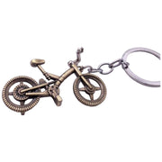 キーホルダー キーリング バッグチャーム メタル 自転車 クロスバイク ユニーク おしゃれ プレゼント ギフト 景品 ブロンズカラー