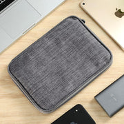 タブレットケース iPadケース 文房具入れ 書類入れ ケーブル収納 保護 傷防止 無地 持ち運び 軽量 多機能 収納 整理 シンプル おしゃれ 便利 学生 大人 出張 ビジネス ギフト プレゼント ネイビー 黒 グレー