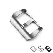 尾錠 バックル 腕時計用 交換用パーツ 修理 予備部品 18mm 20mm 22mm 24mm 26mm ウォッチ 修繕 カスタム メンズ レディース 紳士用 婦人用  ベルト交換 おしゃれ かっこいい マットカラー 光沢 シルバーカラー ブラック