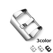 尾錠 バックル 腕時計用 交換用パーツ 修理 予備部品 18mm 20mm 22mm 24mm 26mm ウォッチ 修繕 カスタム メンズ レディース 紳士用 婦人用  ベルト交換 おしゃれ かっこいい マットカラー 光沢 シルバーカラー ブラック