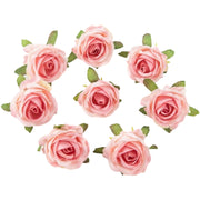 造花 薔薇 ばら バラ 4個セット フェイクフラワー 花のみ 茎なし クラフト ハンドメイド DIY 手芸 装飾 飾りつけ アクセサリー コサージュ 結婚式 パーティー カラバリ豊富