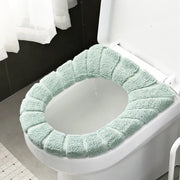 便座カバー 便座マット トイレカバー トイレ用カバー トイレ雑貨 生活雑貨 円形 厚手 O型 U型 V型 冷え防止 無地 グリーン ブルー ピンク ベージュ シンプル カジュアル 可愛い キュート おしゃれ 秋 冬