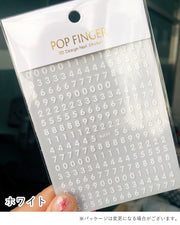 ネイルシール ネイル用シール ネイルグッズ レディース 女性 ネイルパーツ ファッション雑貨 数字 ゴールドカラー シルバーカラー ホワイト ブラック シンプル カジュアル かわいい キュート 誕生日 推し活