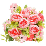 造花 ブーケ 花束 フェイクフラワー 薔薇 バラ ばら ローズ フラワーアレンジメント アーティフィシャルフラワー おしゃれ かわいい インテリア お祝い パーティー 装飾 華やか