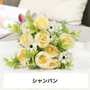 造花 ブーケ 花束 フェイクフラワー 薔薇 バラ ばら ローズ フラワーアレンジメント アーティフィシャルフラワー おしゃれ かわいい インテリア お祝い パーティー 装飾 華やか