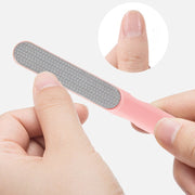 爪やすり 爪磨き ステンレス ネイル ネイルグッズ ネイル用品 爪ヤスリ 爪ケア ツヤ出し お手入れ 身だしなみ シンプル