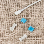 ケーブル保護カバー 同色3個セット 充電コード 充電ケーブル iPhone アイフォーン 断線防止 保護 キャップ 無地 シンプル カラバリ豊富
