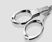 釣りハサミ 糸切りはさみ 折りたたみ 釣り具 フィッシングツール アウトドア 小型 軽量 コンパクト 持ち運び 防災 裁縫 携帯 ポケットサイズ