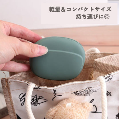 イヤホンケース 小物入れ 有線 ガジェットポーチ ミニポーチ シリコンポーチ 商品画像2