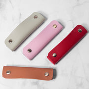 ハンドルカバー 持ち手カバー 単品 バッグ用アクセサリー 鞄 かばん カバン 取っ手 グリップ スナップボタン 無地 シンプル お洒落 汚れ防止 保護