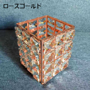 メイクブラシスタンド メイクボックス コスメ収納 ペン立て ペンスタンド 整理 化粧道具 オーガナイザー 卓上 小物入れ おしゃれ 上品 エレガント 雑貨