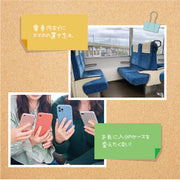 スマホネックストラップ ネックストラップ スマホアクセサリー 首掛け 肩掛け 挟むだけ 簡単装着 無地 単色 ブラック ホワイト シンプル iPhone Android アイフォーン アンドロイド 携帯 落下防止 紛失防止