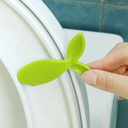 便座用取っ手 便座上げ トイレ用品 便利グッズ 便座ハンドル 葉っぱ リーフ 清潔 衛生用品 感染防止 シンプル かわいい おしゃれ