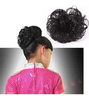ポイントウィッグ お団子ウィッグ ヘアゴム ウィッグゴム 部分ウィッグ つけ毛 髪ゴム ヘアアクセサリー キッズ レディース 女の子 子ども 女性 レディース 髪留め まとめがみ 簡単 ボリュームアップ ふんわり アレンジ かわいい イメージチェンジ 黒 茶
