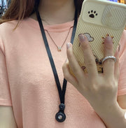 スマホネックストラップ ネックストラップ スマホ スマートフォン ストラップ フィンガーストラップ 2WAY ワンタッチ着脱 着脱可能 取り外し可能 携帯ストラップ ケータイストラップ iPhoneストラップ 携帯 ケータイ iPhone スマホアクセサリー スマートフォンアクセサリー 便利 落下防止 カラー豊富