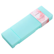 ペンケース 筆箱 筆入れ 箱型 小物入れ 文房具 筆記用具入れ 文具 仕切りあり 消しゴム入れ スクエア ボックス型 クリアカラー かわいい シンプル おしゃれ ガーリー シンプル 通学 小学生 中学生 高校生 大学生 男女兼用 メンズ レディース ピンク 青 緑 透明