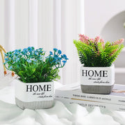 造花 アートフラワー フェイクグリーン 人工観葉植物 緑 鉢植え 植木鉢付き 枯れない インテリア 飾り リアル 卓上 リビング