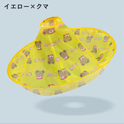 散髪ケープ 子供用 キッズ ベビー 散髪用品 折りたたみ コンパクト ヘアカット セルフカット マント ケープ エプロン マジック テープ プリント アニマル 総柄 可愛い 自宅 便利