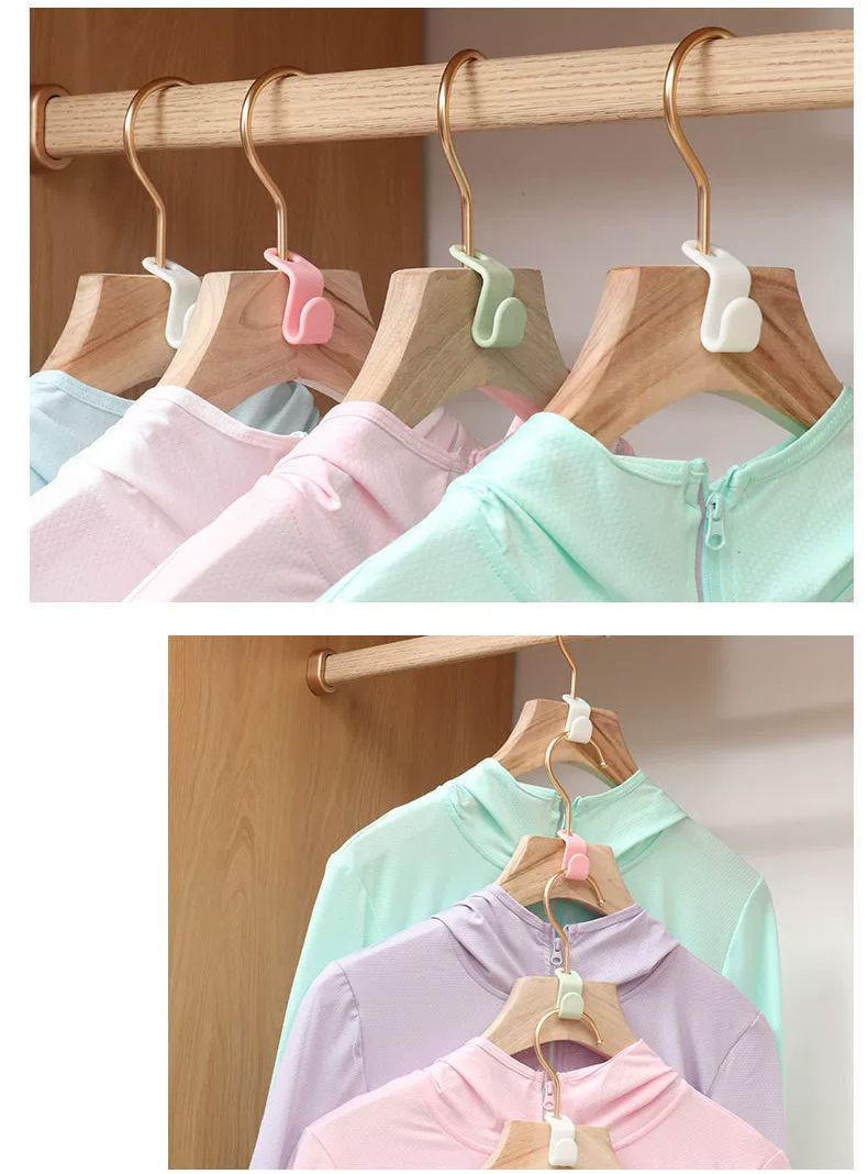 ハンガー連結フック 10個セット ハンガーフック ジョイントフック 取り付け簡単 洋服収納 商品画像4
