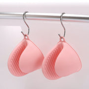 鍋つかみ 同色2個セット 指先ミトン ハンドグリップ キッチンミトン 滑り止め カラフル おしゃれ かわいい コンパクト 簡単 便利 台所用品