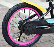 スポークビーズ 自転車用 36個入り バイクデコレーション 装飾 プラスチック ビーズクリップ おしゃれ かわいい カスタマイズ DIY 夜光 蓄光 飾り 目印