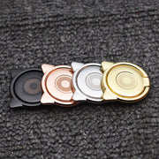スマホリング ホールドリング スマホスタンド リングスタンド 落下防止 リングホルダー レディース 女性 スマホアクセサリー ネコ型 猫 360°回転 単色 シンプル かわいい きれいめ おしゃれ ガーリー ローズゴールド 金色 銀色 黒