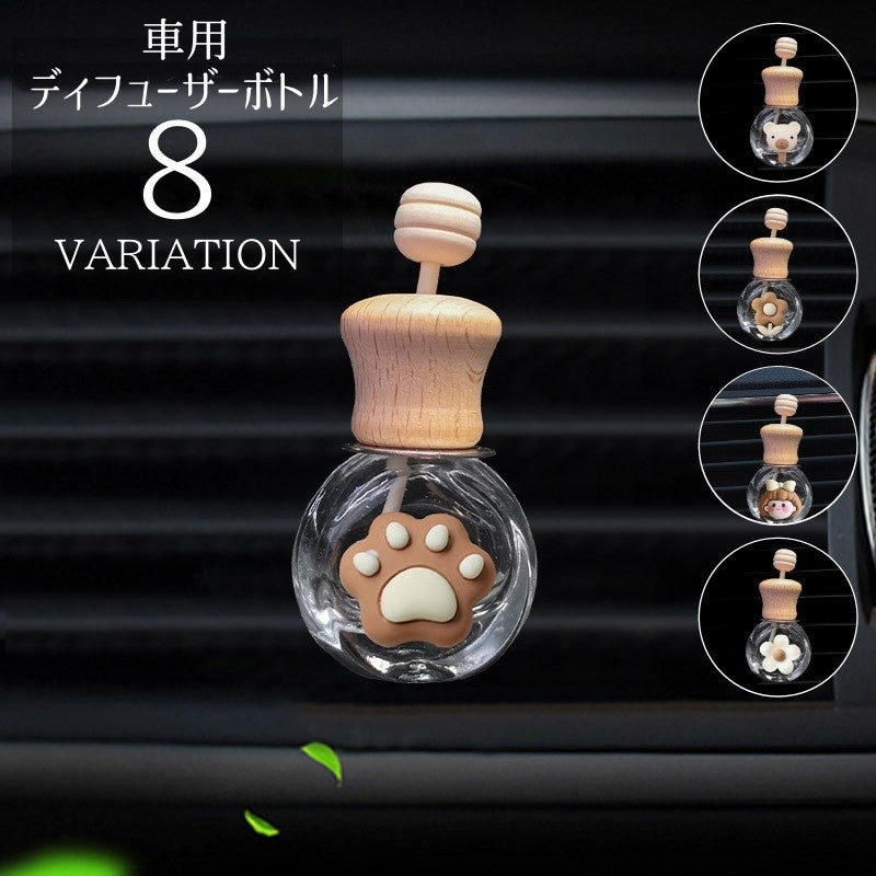 アロマディフューザーボトル 車用 瓶 ガラス 芳香剤ケース 香水瓶 商品画像