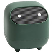 卓上ゴミ箱 ダストボックス ミニサイズ ごみ箱 ワンプッシュ 蓋付き ゴミ袋 中身が見えない 脚付き コンパクト 可愛い 机上 小型 インテリア 雑貨